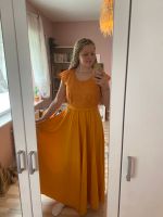 Kleid gelb mit Spitze für festliche Anlässe Nordrhein-Westfalen - Waldbröl Vorschau