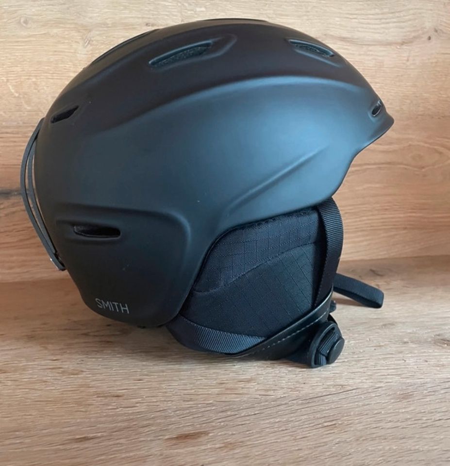 Herren Skihelm Smith Aspect XL Matt schwarz in Wolfratshausen