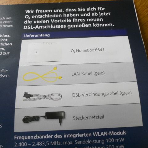 DSL Router O2 HomeBox 6641 NEU in Pirna