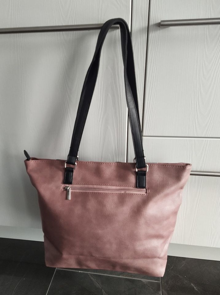 Handtasche Altrosa Damen Handtasche Kunstleder Elegant in Crailsheim