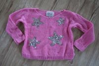 REVIEW Grobstrick Pullover pink Sterne Pailletten Baden-Württemberg - Heiningen Vorschau