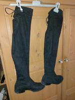Stiefel  Overknees schwarz Gr 37 Saarland - Eppelborn Vorschau