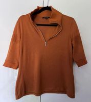 Comma Bluse / Oberteil Reißverschluss Gr. 42 braun Cognac Bayern - Neufahrn Vorschau