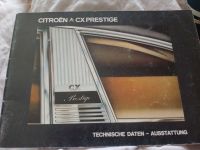 Betriebsanleitung Citroen CX Prestige Januar 1978 Baden-Württemberg - Weinheim Vorschau