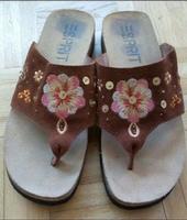 Esprit Pantolette/Flip-Flop Größe 39 Wildleder Wuppertal - Elberfeld Vorschau
