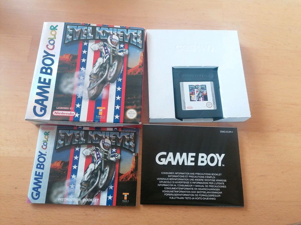 Evel Knievel Gameboy Color in Ovp Sammlung Nintendo in Haibach