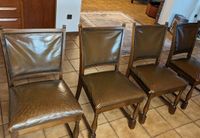 4x Vintage Leder Stühle mit Nieten zu Verkaufen Niedersachsen - Rötgesbüttel Vorschau