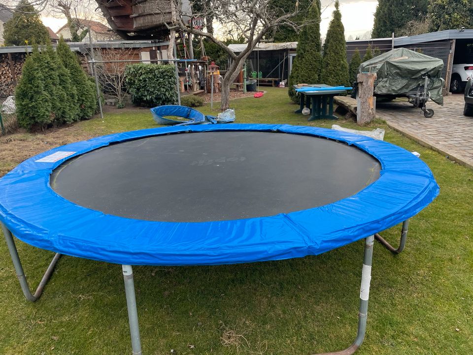 ⚠️Tip Top Trampolin mit nigelnagelneuem Seitensitz⚠️ in Dresden