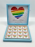 Schokobox Regenbogen Pride LGBT Hochzeit Gastgeschenk Baden-Württemberg - Karlsruhe Vorschau