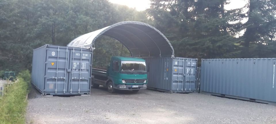 6,00 x 6,00 x 2,00 m Containertop - Sichere Überdachung für Containerlager Fahrsilo Lagerplatz & mehr! - Genehmigungsfreie Containerüberdachung - Garage Carport Stellplatz Parkplatz Unterstand Dach in Weilrod 