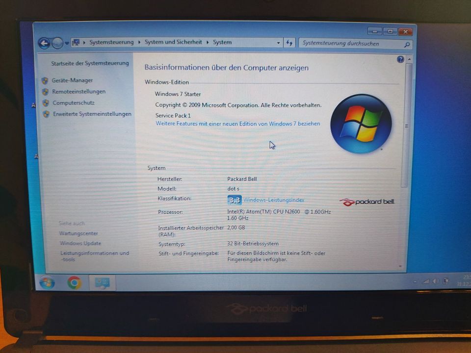 Packard Bell 10Zoll Netbook Computer in Bottrop