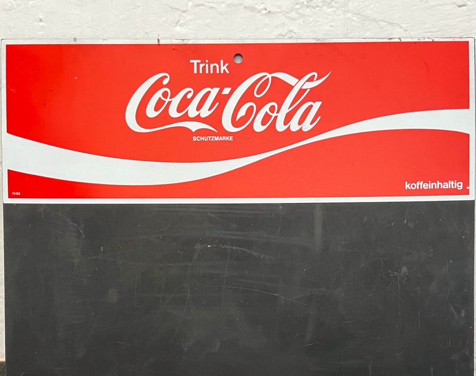 Coca Cola Kreide Tafel 50 x 75 Werbeschild RETRO ANTIK in Landshut
