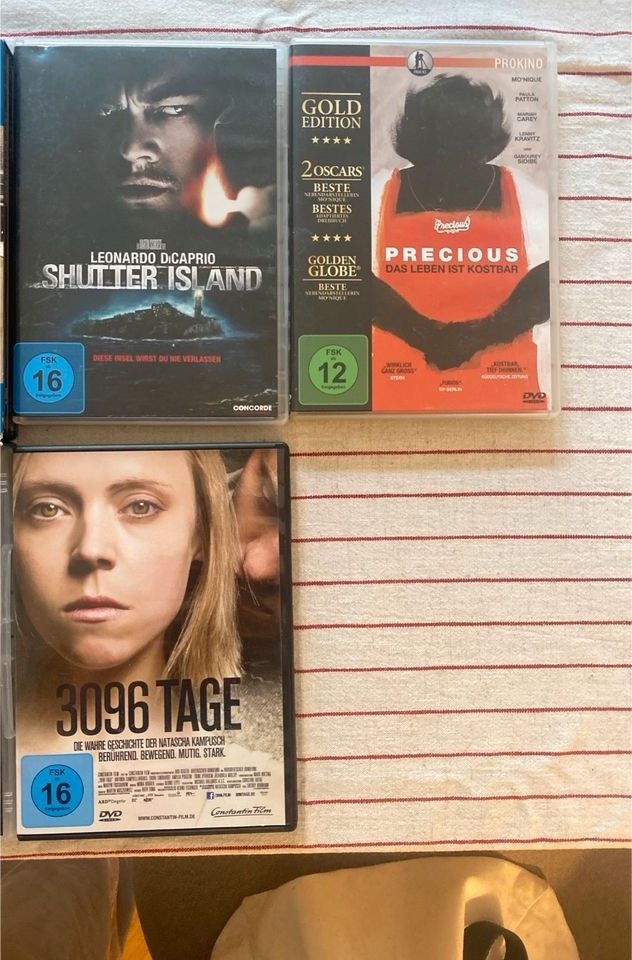 DVDs (Shutter Island, 3096 Tage, Precious) in München