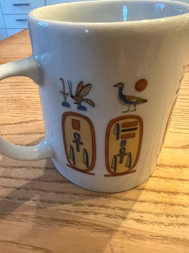 Tasse Kaffeebecher Ägypten Hieroglyphen in Winnweiler