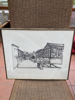 Armin Hott  Kunst Zeichnung 1988 Wassergasse Annweiler Rheinland-Pfalz - Rinnthal Vorschau