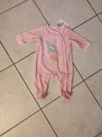 Gr. 62 Babystrampler Süß Nickistoff rosa mit Häschen Nordrhein-Westfalen - Paderborn Vorschau