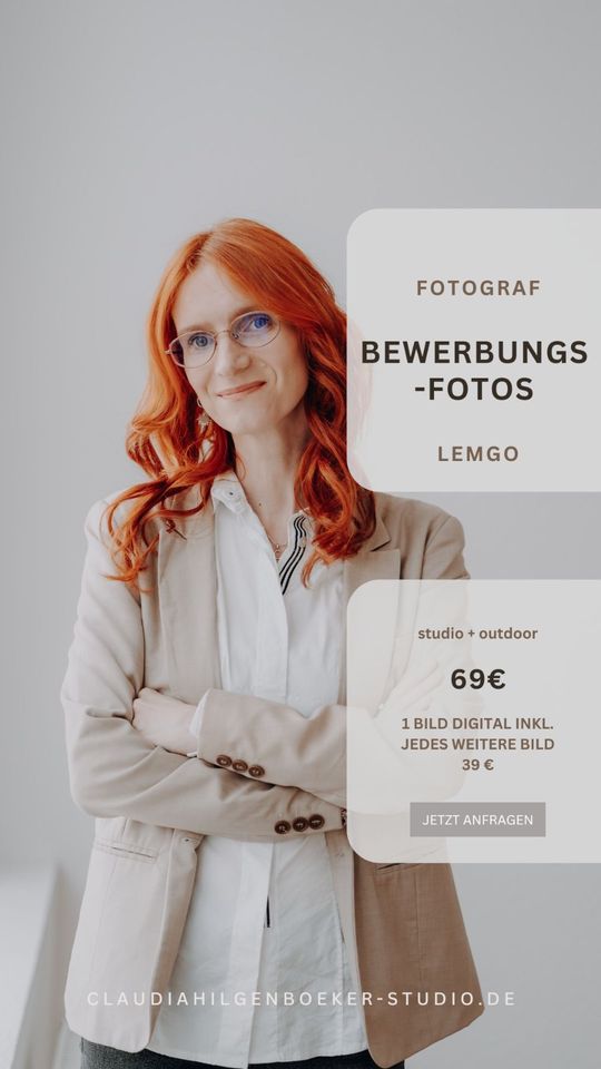 Bewerbungsfoto - Bewerbungsfotos - Business - Fotograf - Lemgo in Lemgo