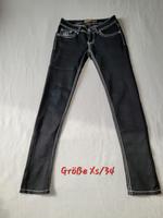 Schwarze Damenhose Größe 34 Sachsen-Anhalt - Oranienbaum-Wörlitz Vorschau