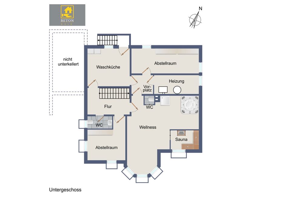 Gewerbehalle und Wohnhaus im Paket - 420 m² Gewerbefläche + 187 m² Wohnfläche in Untereisesheim