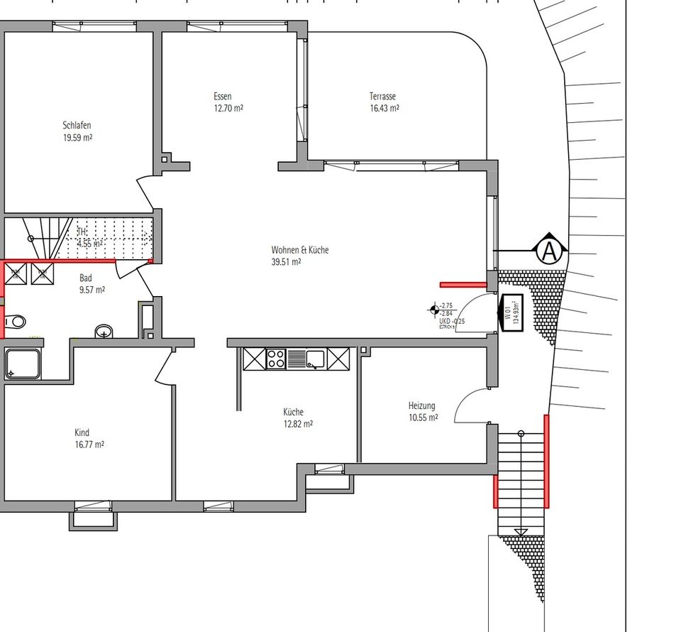 Kernsanierte Wohnungen von 1 ZKB (30 m2), 2 ZKB (70 m2), 3 ZKB (130 m2) & 4 ZKB (109 m2) in Wehr