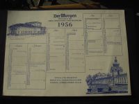 Alter Wandkalender 1956 LDP (Partei) - DDR  30x21 cm Pappe Duisburg - Duisburg-Mitte Vorschau