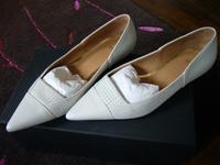 Boss Ballerina, beige/weiß, Gr. 38, Wildleder/Leder, wie neu Nordrhein-Westfalen - Ratingen Vorschau