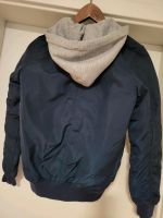 Bomberjacke Übergangsjacke blau H&M 146/152 Bayern - Waldaschaff Vorschau