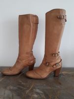 BELSTAFF Stiefel Damen Leder Boots Gr.40 NEUWERTIG beige Innenstadt - Köln Deutz Vorschau