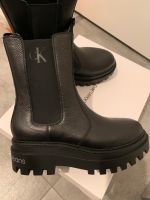 Chelsea Boots/Stiefeletten CK Calvin Klein Größe 41 schwarz Leder Niedersachsen - Nienburg (Weser) Vorschau