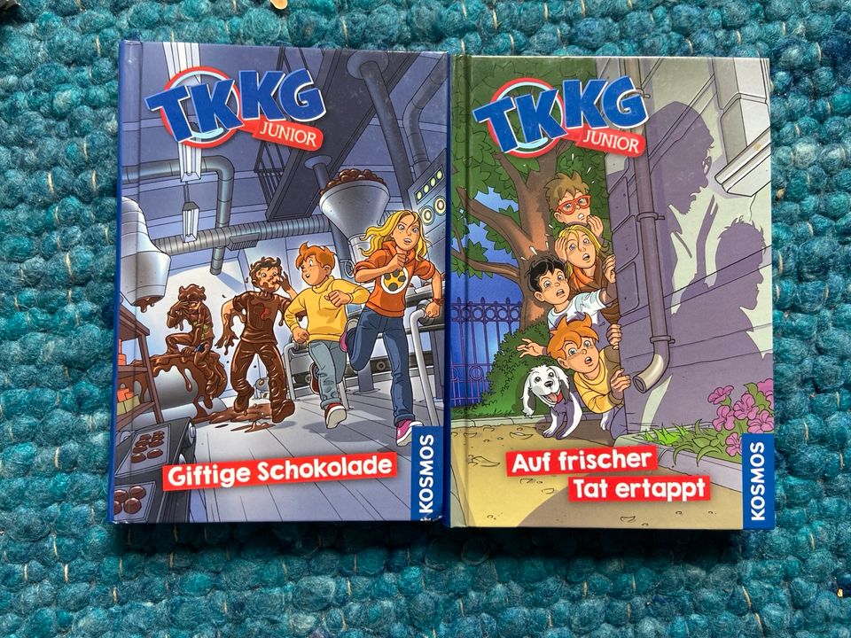 TKKG Junior Bücher Schokolade, auf frischer Tat in Stuttgart
