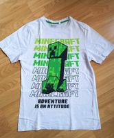 Tshirt Minecraft Creeper 146/152 weiß Nordrhein-Westfalen - Werl Vorschau