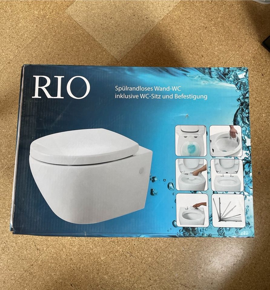 RIO spülrandloses Wand-Wc neu und originalverpackt in Arnsberg