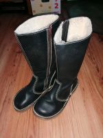 Stiefel Öko Duckfeet Winterstiefel Leder Lammfell Gr.38 schwarz Brandenburg - Britz bei Eberswalde Vorschau