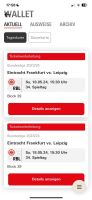 Tickets Frankfurt gegen Leipzig am 18.05.2024 Hessen - Wiesbaden Vorschau