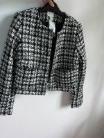 H&M Jacke Tweet schwarz weiß Gr. S München - Untergiesing-Harlaching Vorschau