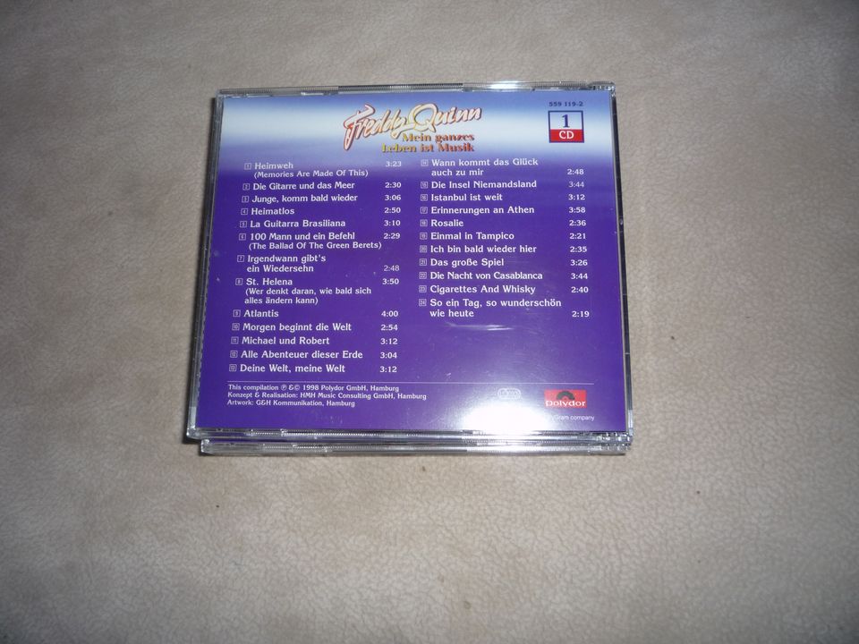 Freddy Quinn-Mein ganzes Leben ist Musik CD Box in Laatzen