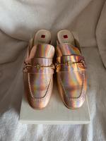 Neu Högl Pantoletten Gr. 36 Leder Metallic Bronze NP 160€ West - Nied Vorschau