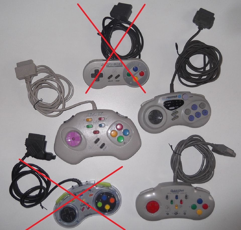 original Nintendo Controller SNES,NES,Gamecube,Wii,Sega in Naila