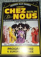 Programmheft zur Travestieshow des Cabarets "Chez nous", 1982 Duisburg - Duisburg-Mitte Vorschau