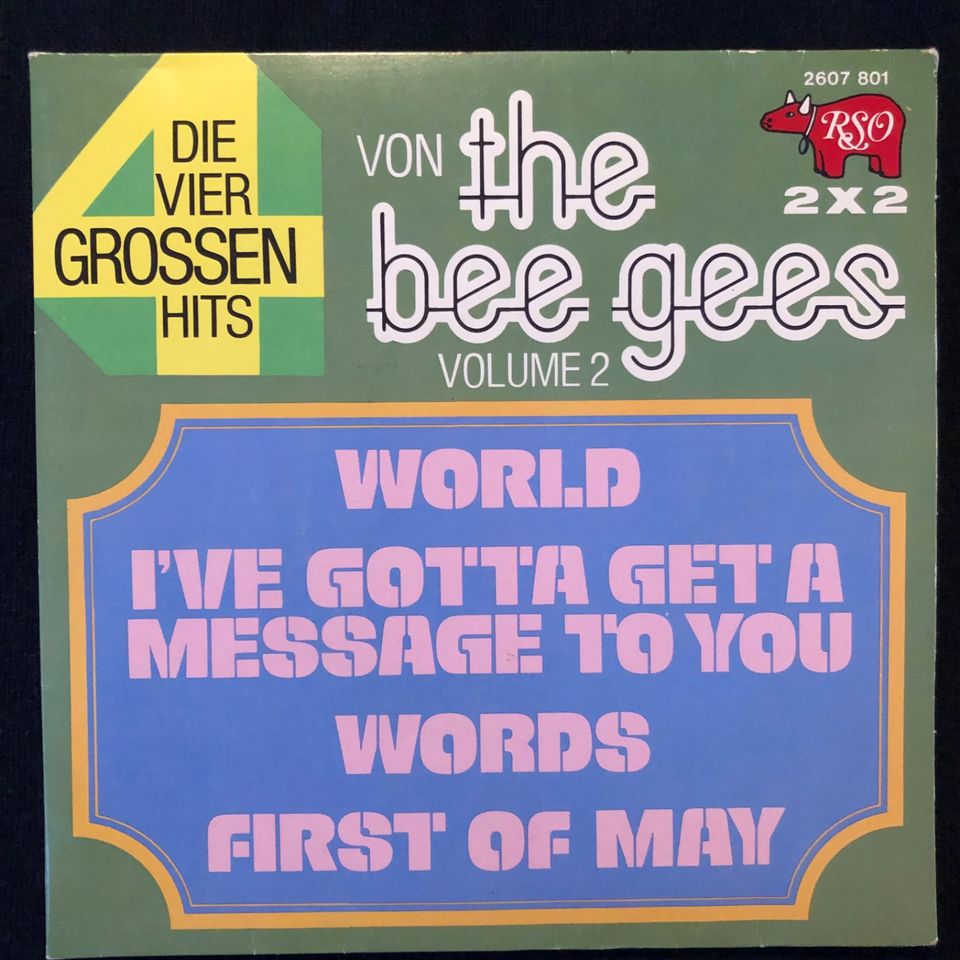 BEE GEES First Of May World Words Gotta Doppel Single Album Vinyl in München