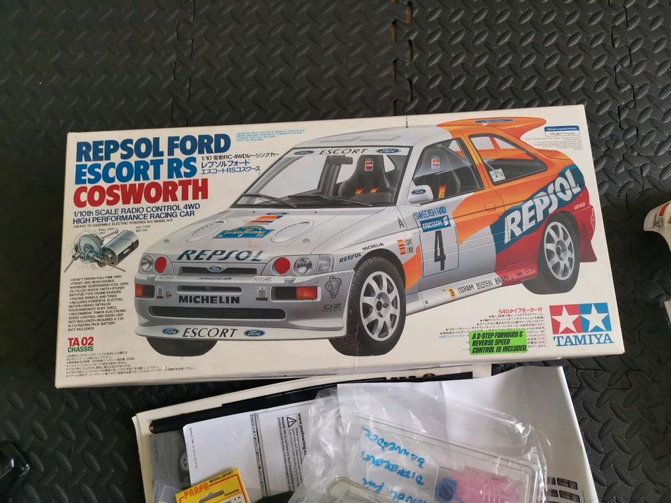 Ford Escort Cosworth 1/10 Tamiya Repsol Set in Passau