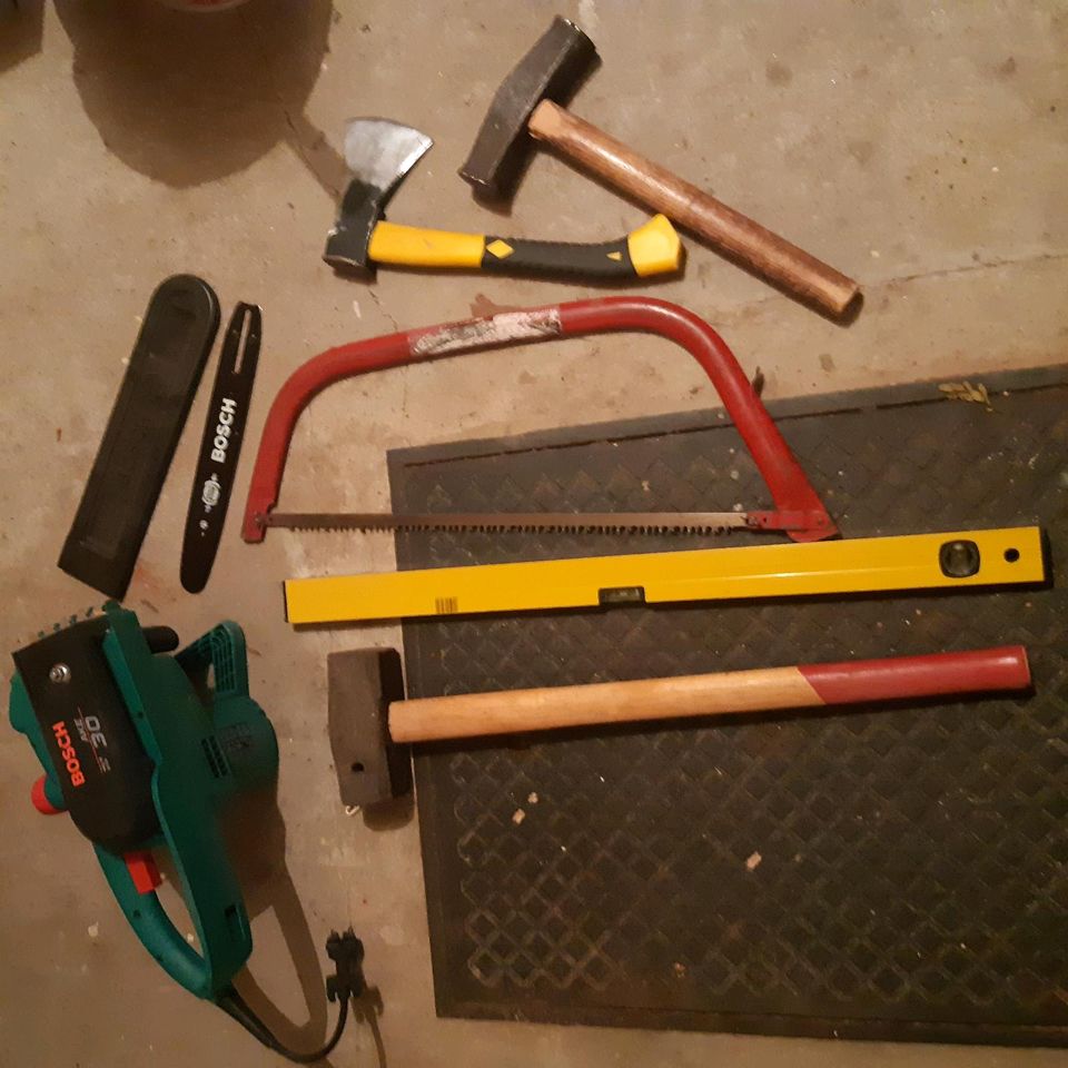 Werkzeug: Kettensäge, Beil.... in Mauritz
