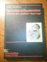 Sanders: Sprachkritikastereien und was der Fachler dazu sagt Hamburg - Harburg Vorschau