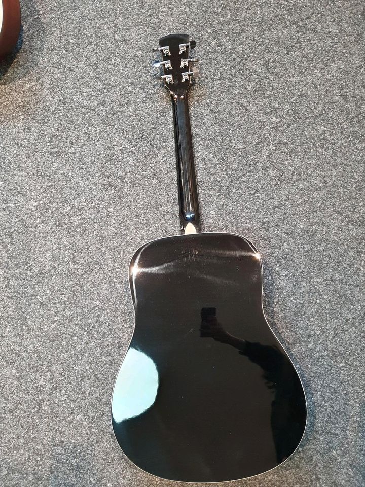 Gitarre schwarz Everplay AP-400-BK Westerngitarre in Hannover