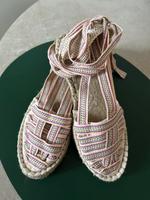 Pull&Bear Zara Sandalen Espandrilles beige bunt Größe 37 München - Schwabing-West Vorschau