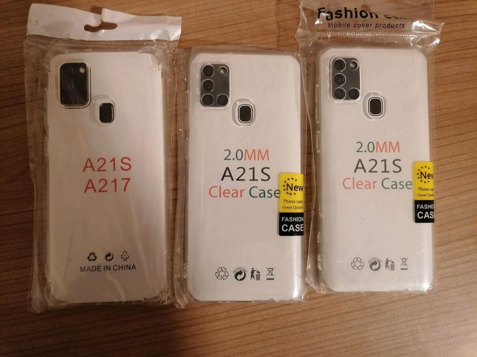 Samsung galaxy A21S Case Neu Transparent in Duisburg