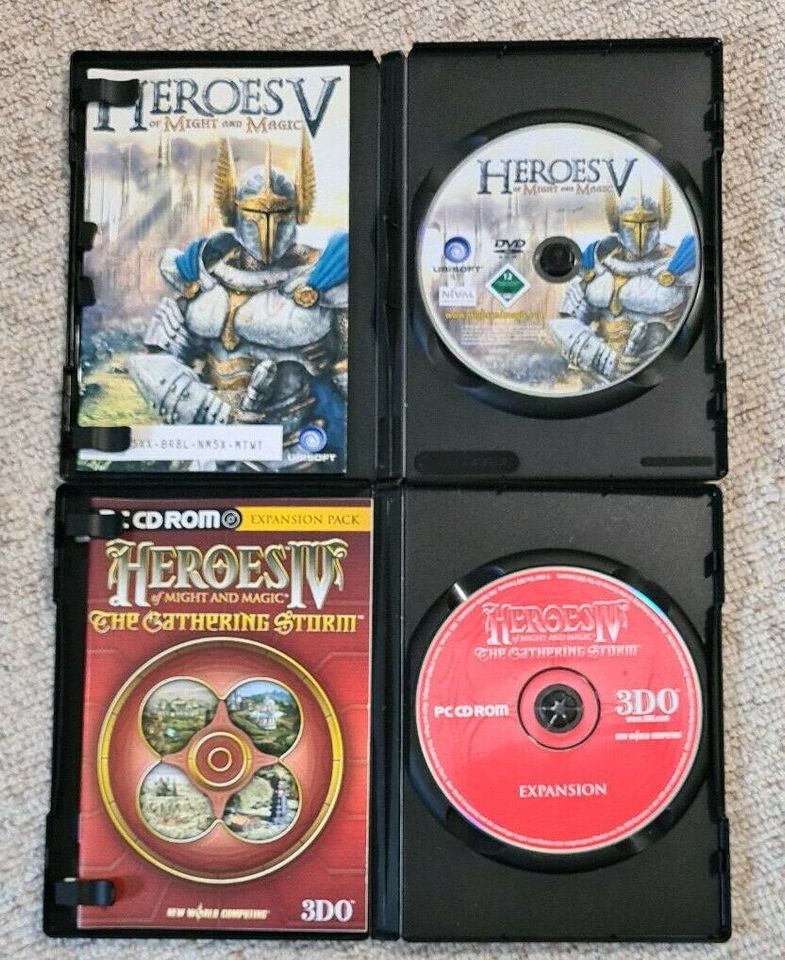 2 Spiele PC CD Rom, Heroes of Might a. Magic in Gülzow