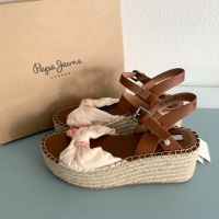 Pepe Jeans Keilsandalette Plateau Gr. 38 Sandalen Kork Baden-Württemberg - Rielasingen-Worblingen Vorschau