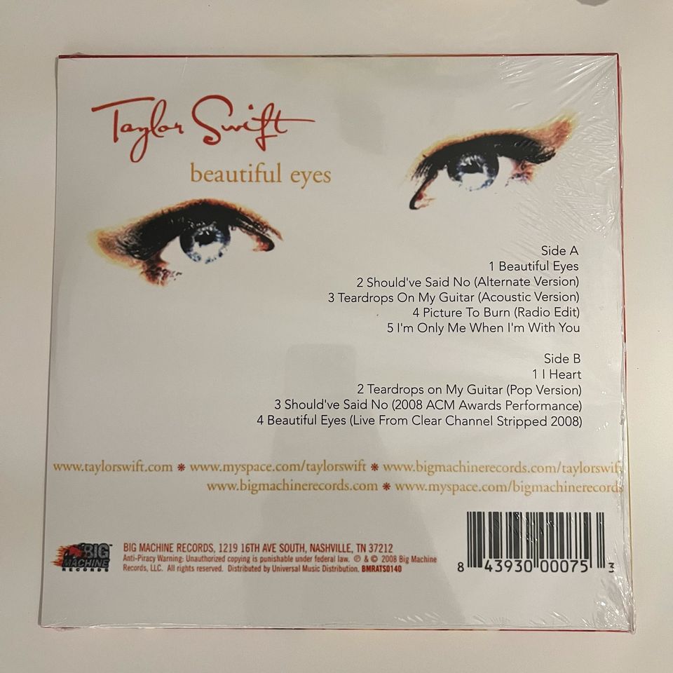 Taylor Swift „Beautiful Eyes“ Vinyl in grün in Bochum