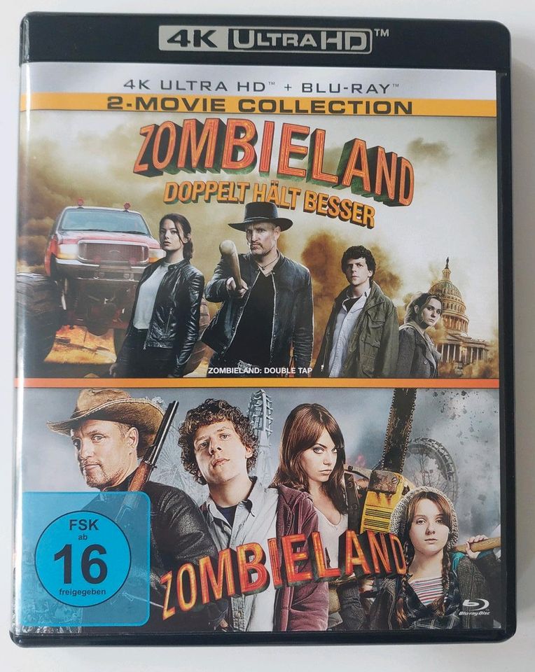 Zombieland 1&2 4k UHD + Blu-ray in Hannover